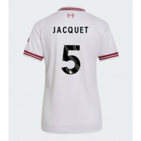 Liverpool Jeremy Jacquet #5 Bortatröja Kvinnor 2026-27 Korta ärmar